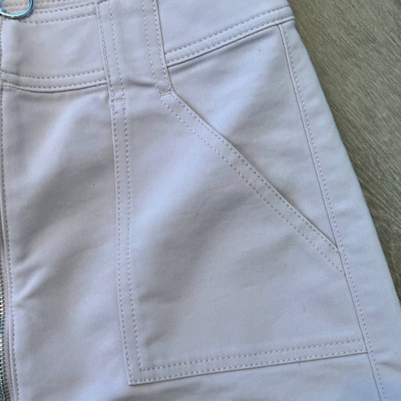 Express Blush Pink Size 2 Mini Skirt with Silver Zipper0 - Picture 5 of 6